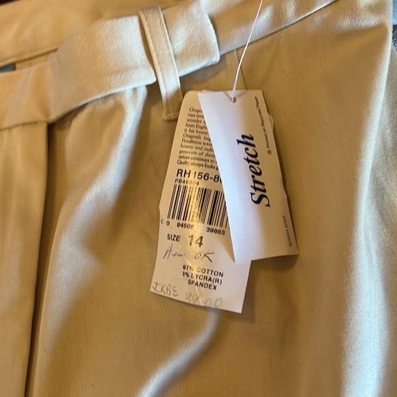Pendleton originals, born in Oregon size 14 cream colored dress pant stretch new - Picture 6 of 8